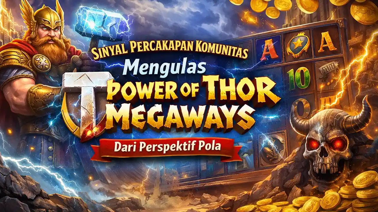 Sinyal Percakapan Komunitas Mengulas Power Of Thor Megaways Dari Perspektif Pola